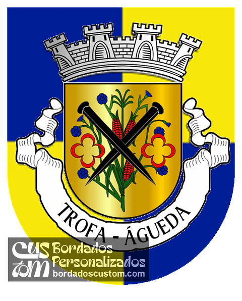 Emblema Bordado Antiga Freguesia de Trofa (Águeda, Aveiro)