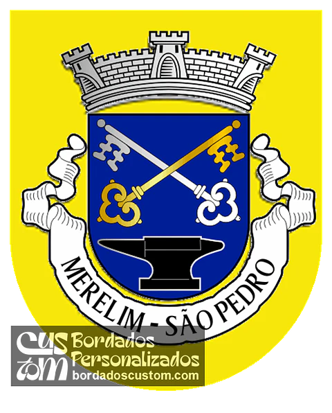 Emblema Bordado Antiga Freguesia de Merelim (São Pedro) (Braga, Braga)