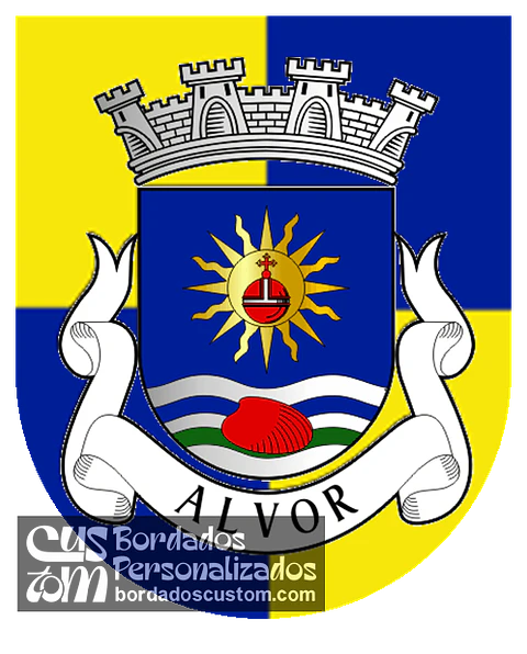 Emblema Bordado Freguesia de Alvor (Portimão, Faro)