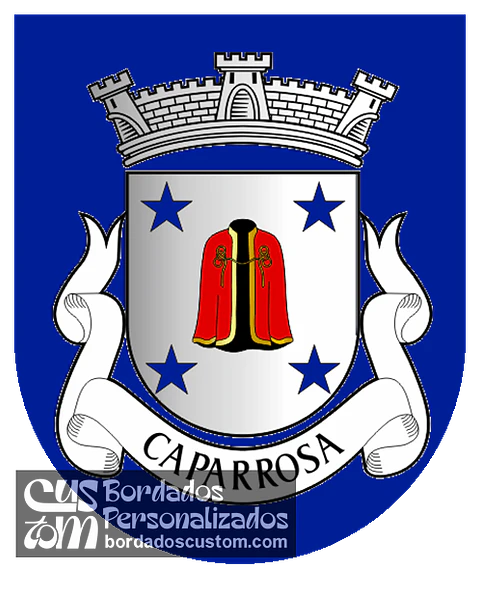 Emblema Bordado Antiga Freguesia de Caparrosa (Tondela, Viseu)