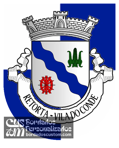 Emblema Bordado Antiga Freguesia de Retorta (Vila do Conde, Porto)