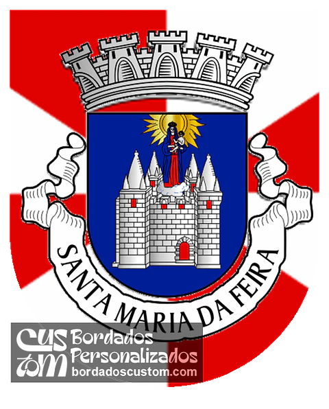 Emblema Bordado Município de Santa Maria da Feira (Aveiro)