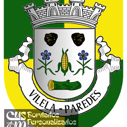 Emblema Bordado Freguesia de Vilela (Paredes, Porto) 1