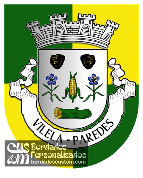 Emblema Bordado Freguesia de Vilela (Paredes, Porto)