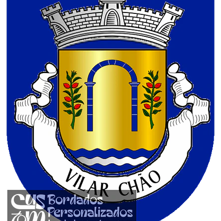 Emblema Bordado Freguesia de Vilar Chão (Alfândega da Fé, Bragança) 1