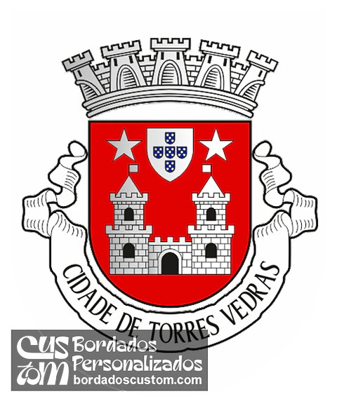 Emblema Bordado Município de Torres Vedras (Lisboa)