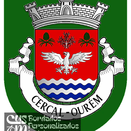 Emblema Bordado Antiga Freguesia de Cercal (Ourém, Santarém) 1