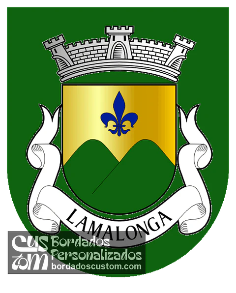 Emblema Bordado Freguesia de Lamalonga (Macedo de Cavaleiros, Bragança)