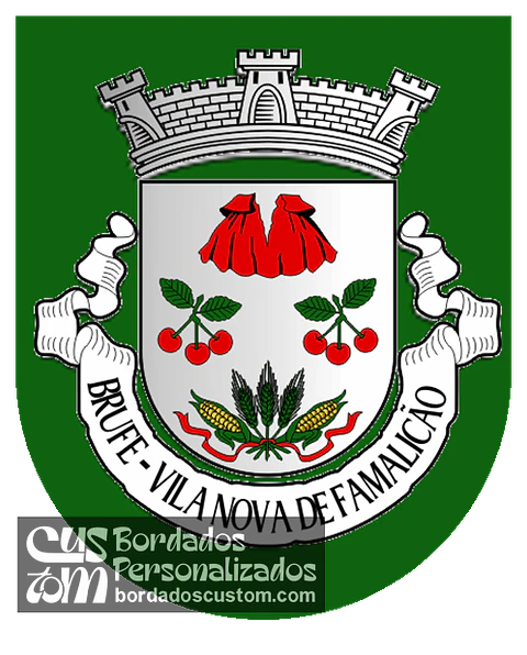 Emblema Bordado Freguesia de Brufe (Vila Nova de Famalicão, Braga)