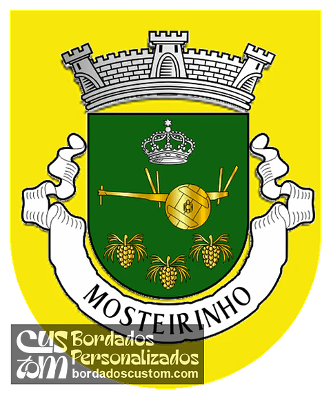 Emblema Bordado Antiga Freguesia de Mosteirinho (Tondela, Viseu)