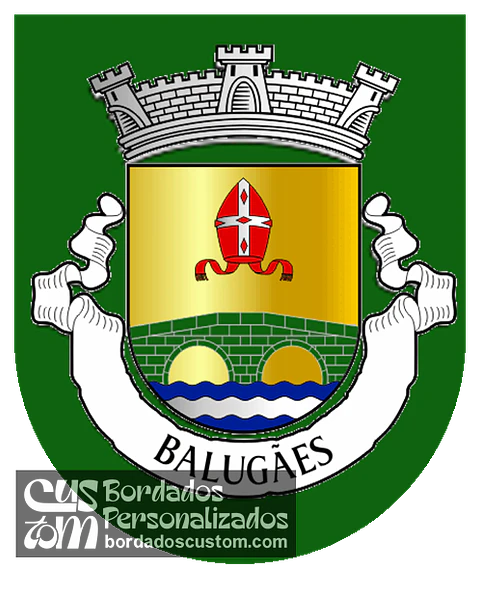 Emblema Bordado Freguesia de Balugães (Barcelos, Braga)