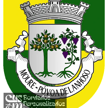 Emblema Bordado Antiga Freguesia de Moure (Póvoa de Lanhoso, Braga) 1