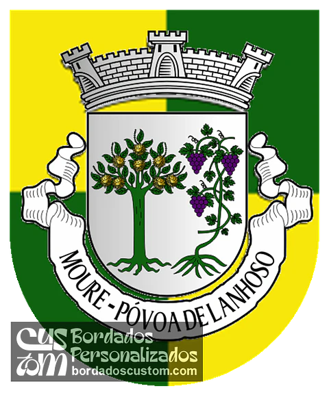 Emblema Bordado Antiga Freguesia de Moure (Póvoa de Lanhoso, Braga)