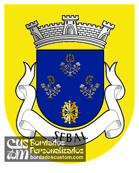 Emblema Bordado Antiga Freguesia de Sebal (Condeixa-a-Nova, Coimbra)