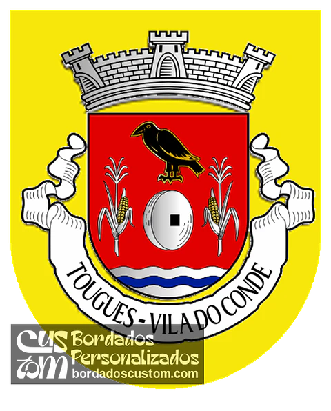Emblema Bordado Antiga Freguesia de Tougues (Vila do Conde, Porto)