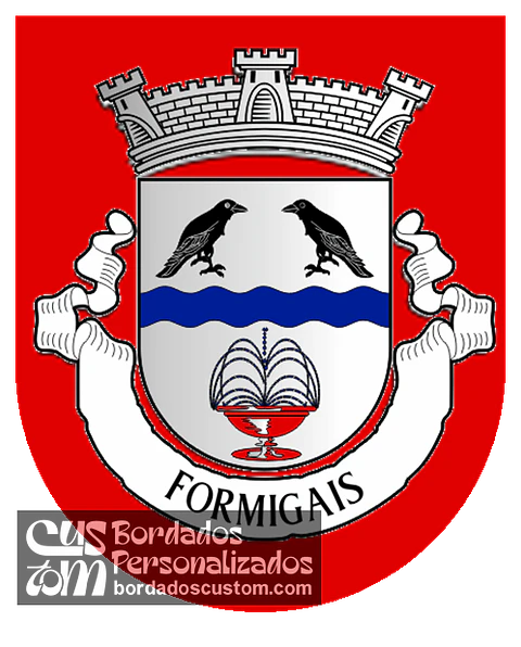 Emblema Bordado Antiga Freguesia de Formigais (Ourém, Santarém)