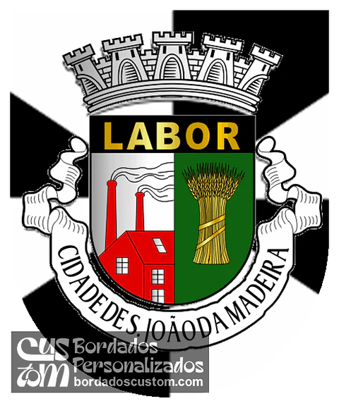 Emblema Bordado Município de São João da Madeira (Aveiro)