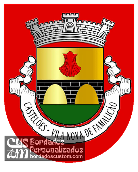 Emblema Bordado Freguesia de Castelões (Vila Nova de Famalicão, Braga)