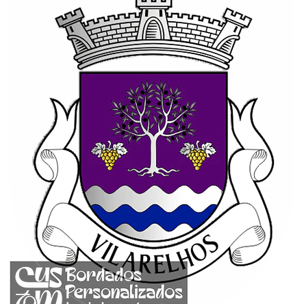 Emblema Bordado Freguesia de Vilarelhos (Alfândega da Fé, Bragança) 1
