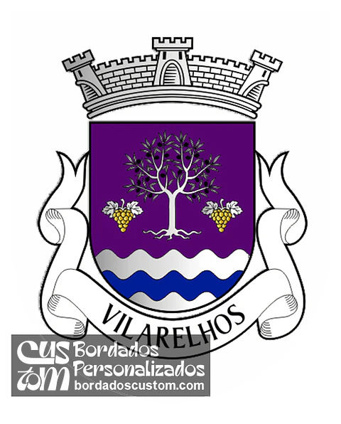Emblema Bordado Freguesia de Vilarelhos (Alfândega da Fé, Bragança)