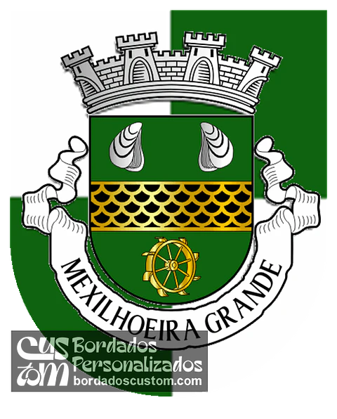 Emblema Bordado Freguesia de Mexilhoeira Grande (Portimão, Faro)