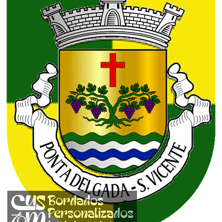Emblema Bordado Freguesia de Ponta Delgada (São Vicente, Madeira) 1