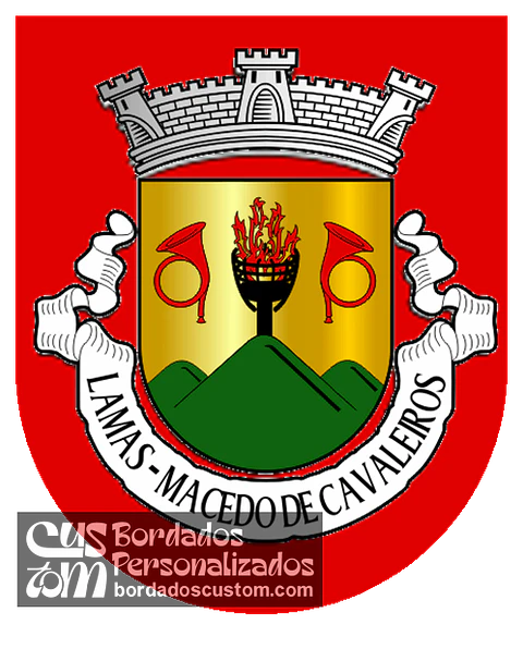 Emblema Bordado Freguesia de Lamas (Macedo de Cavaleiros, Bragança)