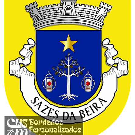 Emblema Bordado Freguesia de Sazes da Beira (Seia, Guarda) 1