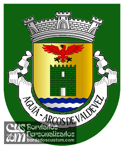 Emblema Bordado Freguesia de Aguiã (Arcos de Valdevez, Viana do Castelo)