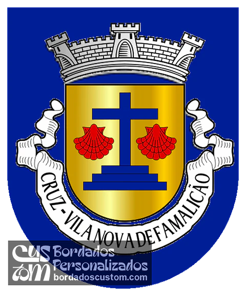 Emblema Bordado Freguesia de Cruz (Vila Nova de Famalicão, Braga)