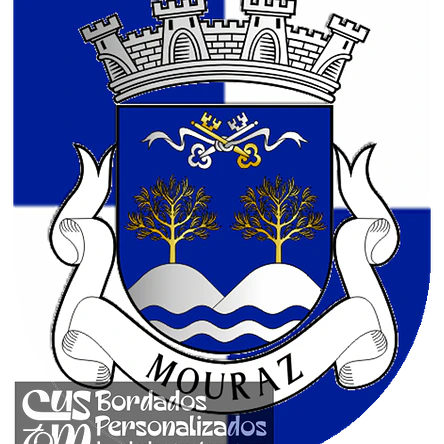 Emblema Bordado Antiga Freguesia de Mouraz (Tondela, Viseu) 1