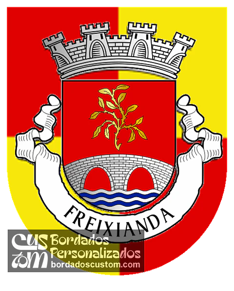 Emblema Bordado Antiga Freguesia de Freixianda (Ourém, Santarém)