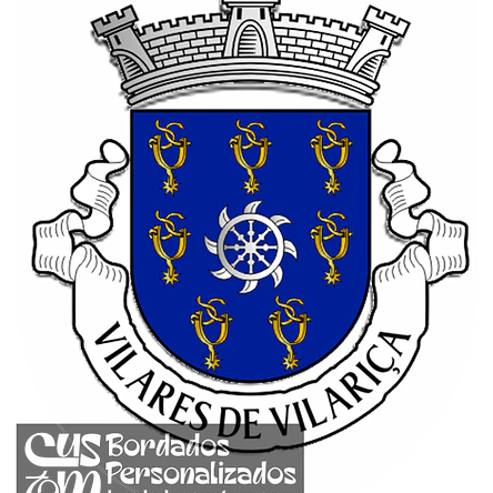 Emblema Bordado Freguesia de Vilares de Vilariça (Alfândega da Fé, Bragança) 1