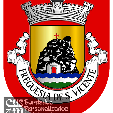 Emblema Bordado Freguesia de São Vicente (São Vicente, Madeira) 1