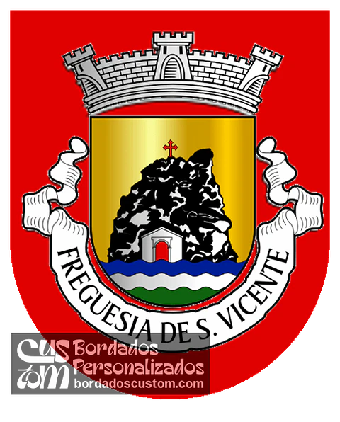 Emblema Bordado Freguesia de São Vicente (São Vicente, Madeira)