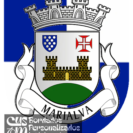 Emblema Bordado Freguesia de Marialva (Mêda, Guarda) 1