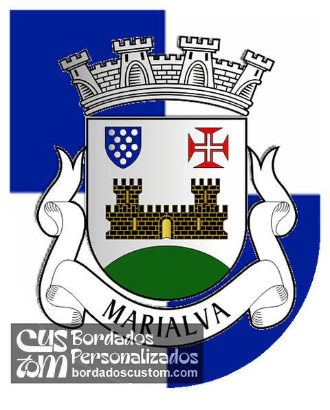 Emblema Bordado Freguesia de Marialva (Mêda, Guarda)
