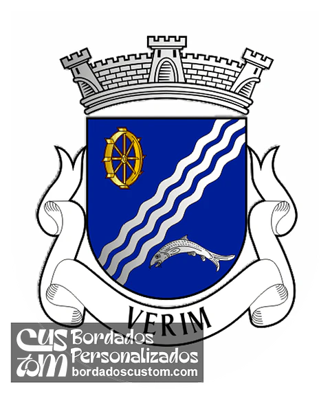 Emblema Bordado Antiga Freguesia de Verim (Póvoa de Lanhoso, Braga)