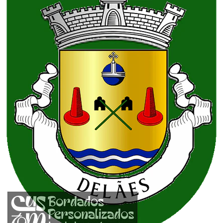 Emblema Bordado Freguesia de Delães (Vila Nova de Famalicão, Braga) 1