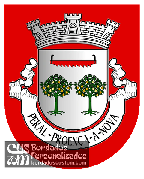 Emblema Bordado Antiga Freguesia de Peral (Proença-a-Nova, Castelo Branco)