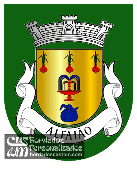 Emblema Bordado Freguesia de Alfaião (Bragança, Bragança)