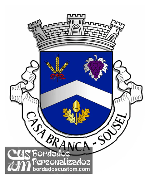 Emblema Bordado Freguesia de Casa Branca (Sousel, Portalegre)
