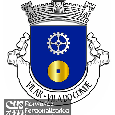 Emblema Bordado Antiga Freguesia de Vilar (Vila do Conde, Porto) 1