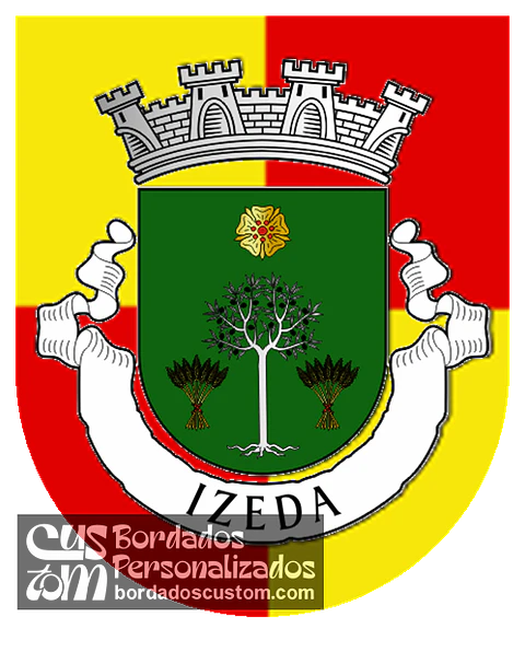Emblema Bordado Antiga Freguesia de Izeda (Bragança, Bragança)
