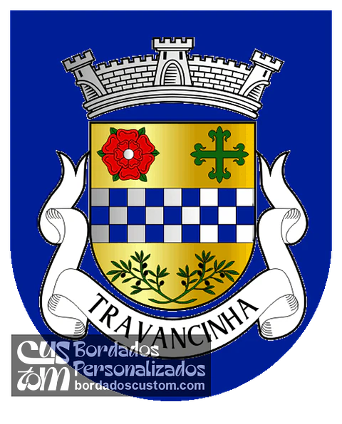 Emblema Bordado Freguesia de Travancinha (Seia, Guarda)