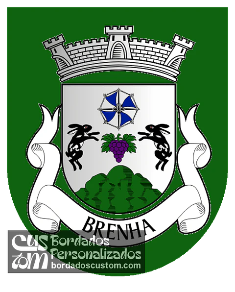 Emblema Bordado Antiga Freguesia de Brenha (Figueira da Foz, Coimbra)