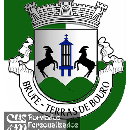 Emblema Bordado Antiga Freguesia de Brufe (Terras de Bouro, Braga) 1