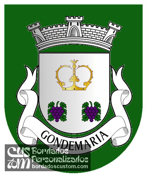 Emblema Bordado Antiga Freguesia de Gondemaria (Ourém, Santarém)