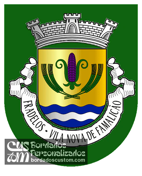Emblema Bordado Freguesia de Fradelos (Vila Nova de Famalicão, Braga)