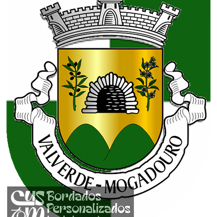 Emblema Bordado Antiga Freguesia de Valverde (Mogadouro, Bragança) 1